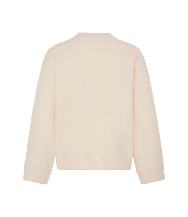 b.young b.young BYOTARI Jumper 3 Birch – Dames trui met losse pasvorm