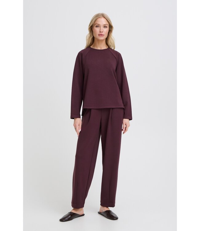 b.young b.young BYPUSTI Raglan Pull Fudge – Zachte dames pull met raglanmouwen