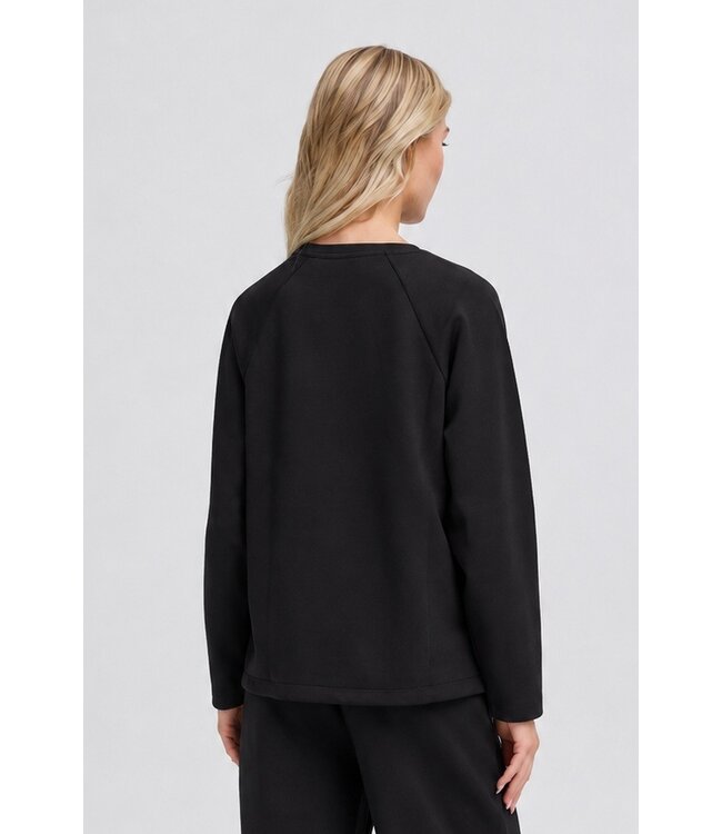 b.young b.young BYPUSTI Raglan Pull Meteorite – Zachte dames pull met raglanmouwen
