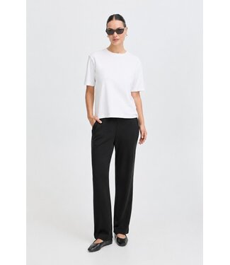 b.young BYPUSTI Straight Pants -  Meteorite