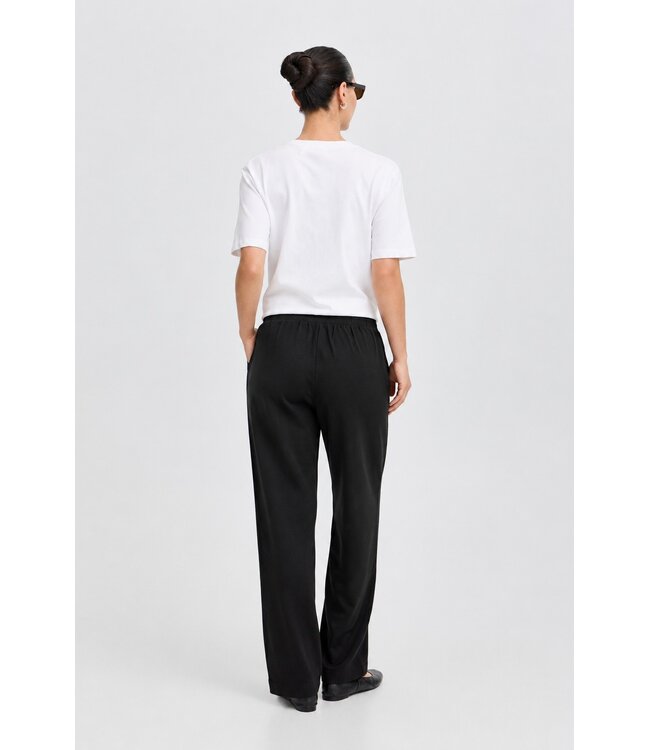 b.young b.young BYPUSTI Straight Pants Meteorite – Dames broek met rechte pijpen