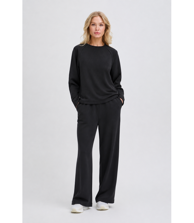 b.young b.young BYPUSTI Straight Pants Meteorite – Dames broek met rechte pijpen