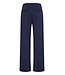 ICHI ICHI IHKATE Wide Pant 2 Maritime Blue – Dames broek met wijde pijpen