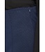 ICHI ICHI IHKATE Twillish Wide Pant Maritime Blue/Black – Blauwe--Zwart gestreepte broek met wijde pijpen