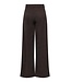 JDY JDYGEGGO Corduroy Pant Coffee Bean – Bruine ribfluwelen broek met wijde pijpen