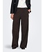 JDY JDYGEGGO Corduroy Pant Coffee Bean – Bruine ribfluwelen broek met wijde pijpen