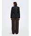 JDY JDYGEGGO Corduroy Pant Coffee Bean – Bruine ribfluwelen broek met wijde pijpen