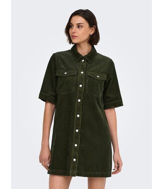 JDY JDYSHIRAZ Button Dress - Forest Night