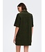 JDY JDYSHIRAZ Button Dress Forest Night – Groene corduroy overhemdjurk