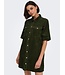 JDY JDYSHIRAZ Button Dress Forest Night – Groene corduroy overhemdjurk