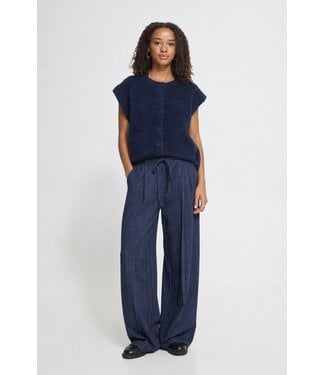 ICHI IHKATE Pinelle Wide Pant - Dark Blue