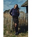 Freequent FQKAMELA Pullover Nightshade – Donkerpaarse sweatshirt met borduursel