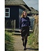Freequent FQKAMELA Pullover Nightshade – Donkerpaarse sweatshirt met borduursel