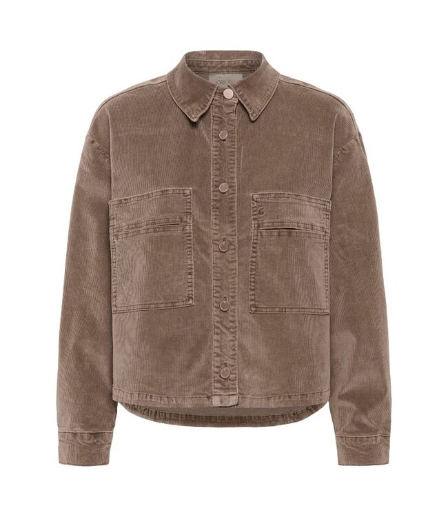 CREAM CRBrady Corduroy Shirtjacket Brown Lentil – Bruin ribfluwelen hemdjasje