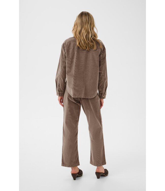 CREAM CRBrady Corduroy Shirtjacket Brown Lentil – Bruin ribfluwelen hemdjasje