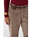 CREAM CRBrady Corduroy Pant Brown Lentil – Rechte ribfluwelen damesbroek met riem