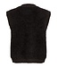 JDY JDYEIRA Life On Button Vest Chocolate Torte – Fluffy bruin damesvest met knopen