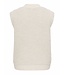 JDY JDYEIRA Life On Button Vest Birch – Fluffy ecru damesvest met knopen
