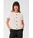JDY JDYEIRA Life On Button Vest Birch – Fluffy ecru damesvest met knopen