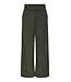 JDY JDYGEGGO Corduroy Pant Black Olive – Groene ribfluwelen broek met wijde pijpen