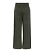 JDY JDYGEGGO Corduroy Pant Black Olive – Groene ribfluwelen broek met wijde pijpen