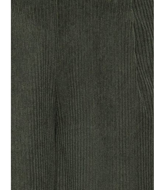 JDY JDYGEGGO Corduroy Pant Black Olive – Groene ribfluwelen broek met wijde pijpen