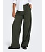 JDY JDYGEGGO Corduroy Pant Black Olive – Groene ribfluwelen broek met wijde pijpen