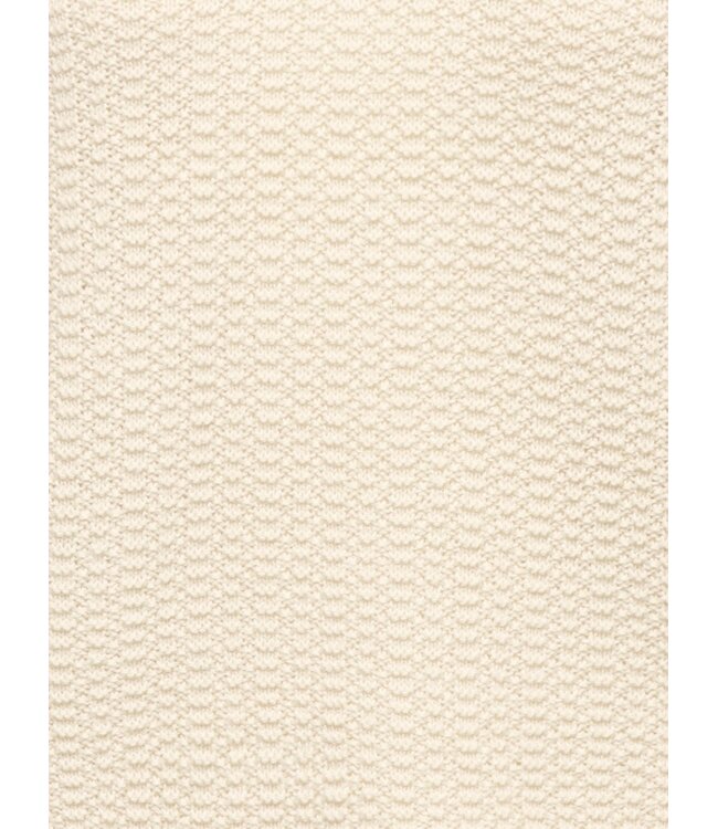 JDY JDYSTACEY Reversible Pullover Sandshell – Ecru structuurtrui met V-hals