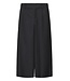 KAFFE KAgabby Culotte Pants Dark Grey Melange – Grijze damesculotte met wijde pijpen