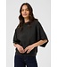KAFFE KAbarbara Wing Pullover Dark Grey Melange – Grijze damespull met vleermuismouwen