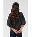 KAFFE KAbarbara Wing Pullover Dark Grey Melange – Grijze damespull met vleermuismouwen