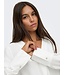 JDY JDYLION V-Neck Top Cloud Dancer – Crèmewitte damesblouse met V-hals