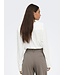 JDY JDYLION V-Neck Top Cloud Dancer – Crèmewitte damesblouse met V-hals