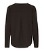 JDY JDYLION V-Neck Top Chocolate Torte – Chocoladebruine damesblouse met V-hals