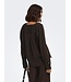 JDY JDYLION V-Neck Top Chocolate Torte – Chocoladebruine damesblouse met V-hals
