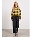 Selected Femme SLWLULU Loose Check Knit Avocado Oil Check – Geruite damespull met wol & alpaca