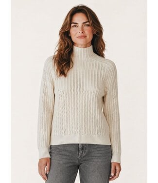 Selected Femme SLWOLGA Knit Structure High Neck - Birch
