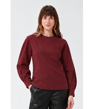 Selected Femme SLWLYA Sweat - Tawny Port