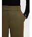 Selected Femme SLWRITA Wide Pant Fir Green – Olijfgroene damesbroek met wijde pijpen