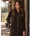 Freequent FQCORDY Dress Mole – Bruine ribfluwelen jurk met ritssluiting