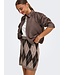JDY JDYBIANKA Skirt Chocolate Torte Argyle – Gebreide damesrok met ruitpatroon