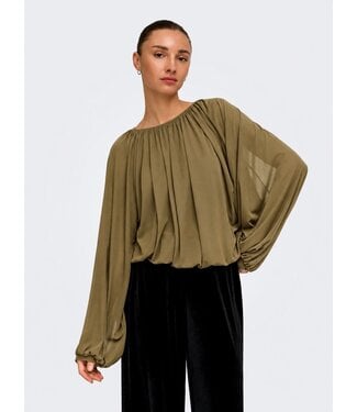 JDY JDYUSO Bubblehem Top - Teak