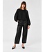 JDY JDYUSO Bubblehem Top Black – Zwarte blouse met wijde mouwen
