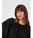 JDY JDYUSO Bubblehem Top Black – Zwarte blouse met wijde mouwen