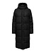 JDY JDYKAMMA Water Rep Long Puffer Black – Lange zwarte pufferjas