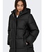 JDY JDYKAMMA Water Rep Long Puffer Black – Lange zwarte pufferjas