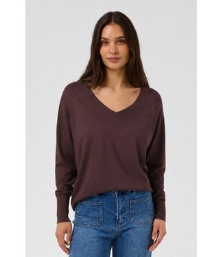 KAFFE KAlizza Mai Pullover - Fudge