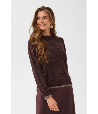 CREAM CRCicia Knit Pullover - Fudge