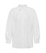 KAFFE KAmathilde Shirt Optical White – Witte loose fit damesblouse met plooidetails