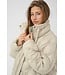 CREAM CRDrakie Short Jacket Oatmeal – Gewatteerde damesjas met sterpatroon